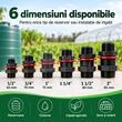 Adaptor trecere butoi / rezervor cu garnitură – filet exterior