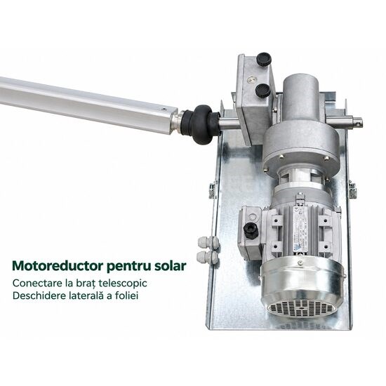 Motoreductor lateral Lucchini 0,35 kW pentru aerisire solar